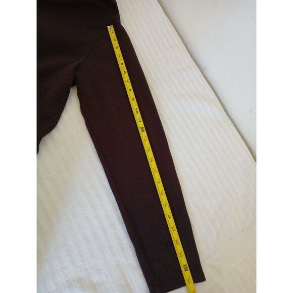 VINCE Mens Hoddie Size L/G  Burgundy Black Striped Long Sleeve Pullover - Picture 10 of 13